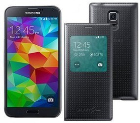 Samsung Galaxy S5 Mini 1,5GB 16GB Black Klasa A Android + etui szare K1