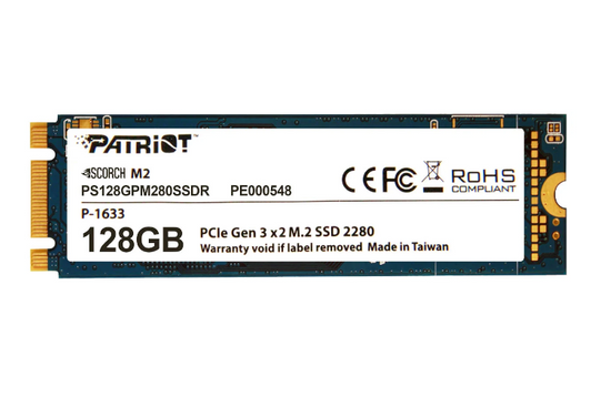 Dysk SSD Patriot Scorch 128GB M.2 2280 PCI-E NVMe