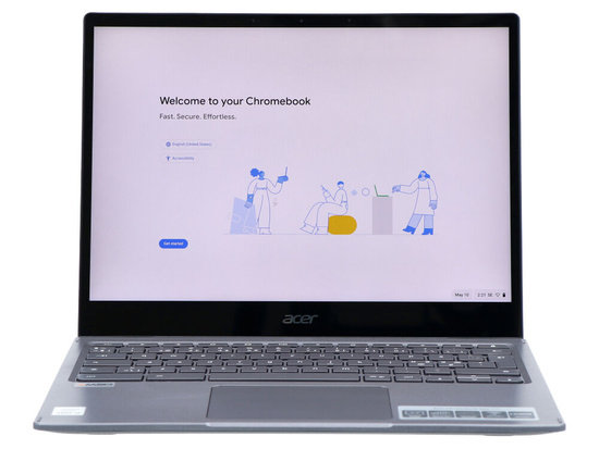 Dotykowy Acer Chromebook Spin 13 CP713 i3-10110U 8GB 128GB 2256x1504 Klasa A Chrome OS