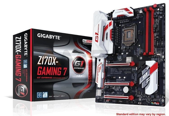 Płyta Gigabyte GA-Z170X-Gaming 7 /Z170/DDR4/SATA3/SE/M.2/USB3.1/PCIe3.0/s.1151/ATX