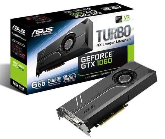 Karta VGA Asus GTX 1060 6GB GDDR5 192bit DVI+2xHDMI+2xDP PCIe3.0