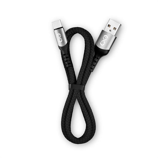 Kabel USB 2.0 eXc BRAID USB A(M) - USB 3.1 TYPU C(M) 5-pin, 1,2m, czarny