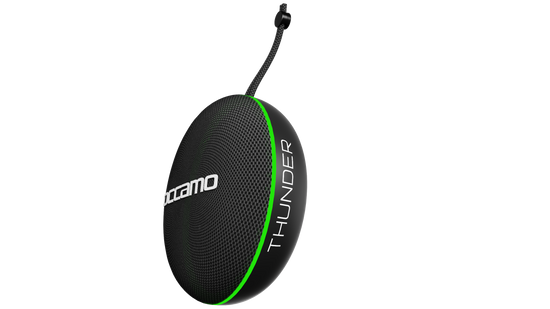 Nowy Przenośny Głośnik Bluetooth Occamo Thunder 10W Wodoodporny IPX7 Czarno-Zielony