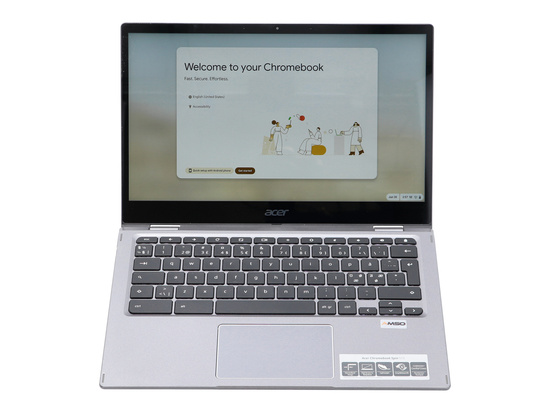 Dotykowy Acer Chromebook R841T S1MN Spin 513 Snapdragon SC7180 8GB 64GB MMC 1920x1080 Chrome OS Klasa A S/N: NXAA5ED00112512A3C7600