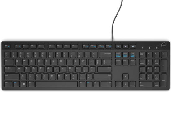 NOWA KLAWIATURA DELL QUIETKEY KB216-BK CZARNA QWERTY US (PL) Pudełko