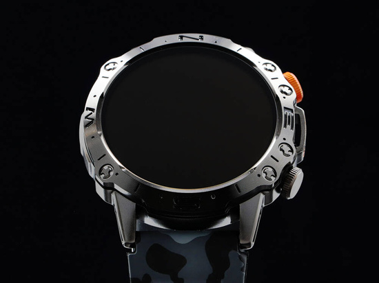 Nowy Smartwatch GlacierX Tactical Black Camo GX-TC59 + Folia ochronna