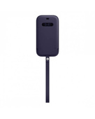 Oryginalny Skórzany Futerał Magsafe Apple iPhone 12 Pro Max Deep Violet