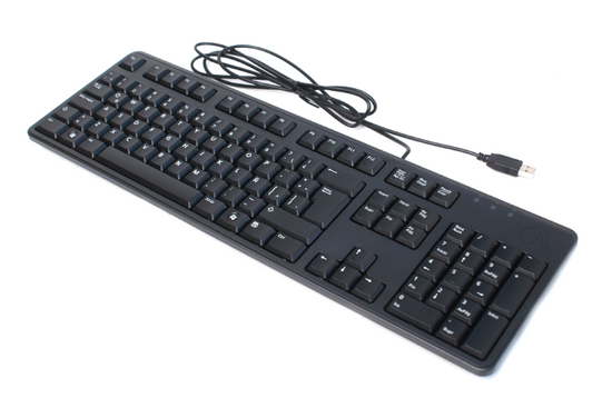 Nowa Klawiatura Dell QuietKey KB212-B Czarna QWERTY +STICKERY BOX