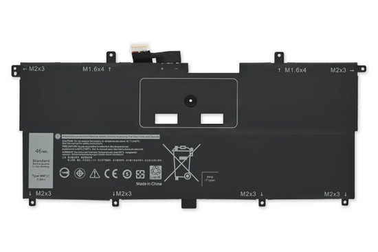 Używana Bateria Dell XPS 13 9365 NNF1C 46Wh 7.6V Niska pojemność 0-14%