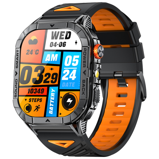 Nowy Smartwatch GlacierX Racer Black GX-RC70A