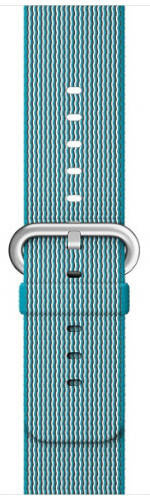 Oryginalny Pasek Apple Watch Woven Nylon Scuba Blue 38mm w zaplombowanym opakowaniu