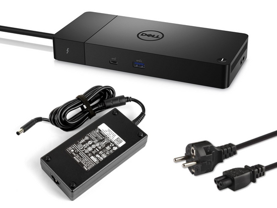 Stacja dokująca DELL Thunderbolt Dock WD22TB4 + Zasilacz Dell 180W + Koniczynka