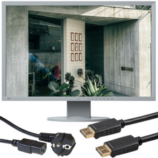 Monitor EIZO FlexScan EV2430 24" IPS 1920x1200 LED DVI Biały +Okablowanie