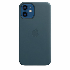 Oryginalne Skórzane Etui Apple iPhone 12 Mini Baltic Blue