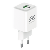 Nowa ładowarka sieciowa GaN 30W USB-A USB-C QC PD Encore Energy MD-3083Z + kabel USB-A USB-C 2m