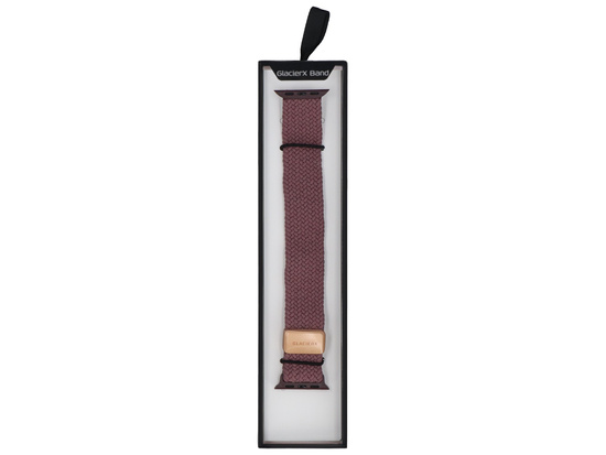 Nowy pasek GlacierX Braided Magnetic Buckle Vintage Mauve do Apple Watch 38/40/41mm Malwowy