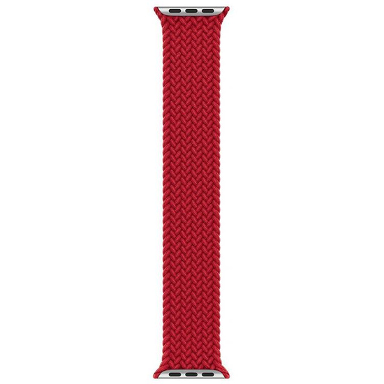 Oryginalny Pasek Apple Braided Solo Loop 44mm Red Size 10