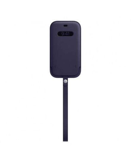 Oryginalny Skórzany Futerał Magsafe Apple iPhone 12 Pro Max Deep Violet