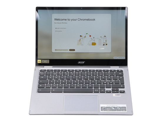 Dotykowy Acer Chromebook R841T S1MN Spin 513 Snapdragon SC7180 8GB 64GB MMC 1920x1080 Chrome OS Klasa A S/N: NXAA5ED00112512A277600