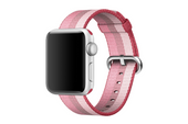 Oryginalny Pasek Apple Watch Woven Nylon Berry 38mm w zaplombowanym opakowaniu