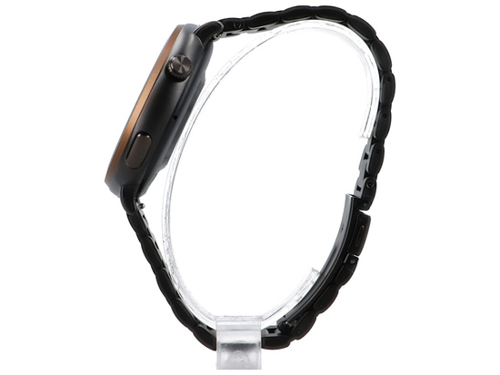 Nowy Smartwatch GlacierX Theron Black + Pasek GX-T248