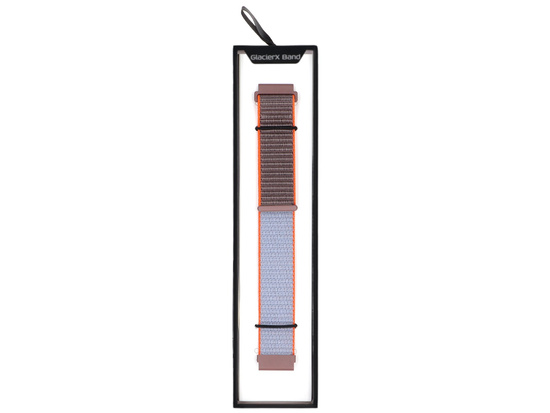 Nowy pasek do smartwatcha GlacierX Grip Strap Nylon Mountain Shadow Brązowo-szary 22mm
