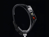 Nowy Smartwatch GlacierX Lunar Black + Bransoleta stalowa GX-LC65 BS + Folia ochronna