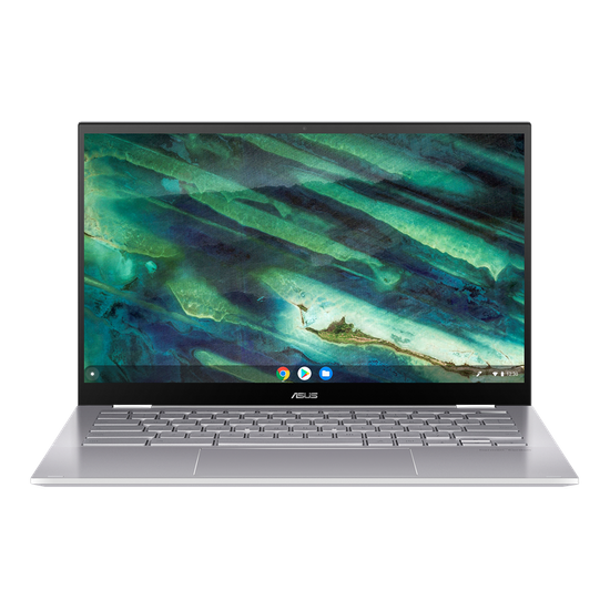 Dotykowy Asus Chromebook Flip C436F Srebrny i5-10210U 16GB 256GB 1920x1080 Nowy Chrome OS