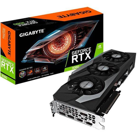 Karta VGA Gigabyte GeForce RTX 3080 GAMING OC 10G (rev. 1.0) 10GB GDDR6X 320bit 2xHDMI 3xDP PCIe4.0