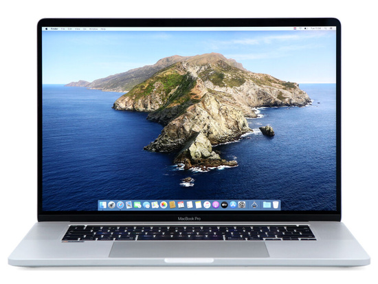 Apple MacBook Pro 16" A2141 2019r. Silver i9-9980HK 32GB 2048GB SSD 3072x1920 AMD Radeon Pro 5500M Klasa A MacOS Big Sur