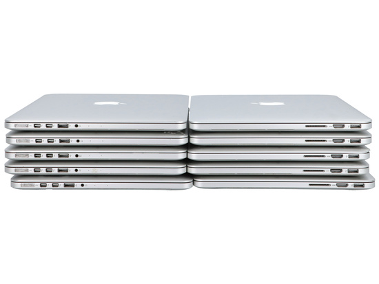 Pakiet 10 Sztuk Apple MacBook Pro A1502 2560x1600 Klasa C