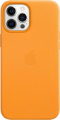 Oryginalne Etui Skórzane Apple iPhone 12 Pro Max Calif. Poppy