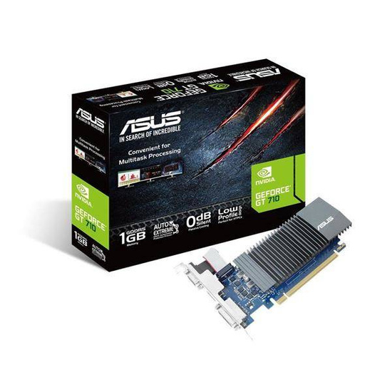 Karta VGA Asus GT710-SL-1GD5-BRK 1GB GDDR5 32bit VGA+DVI+HDMI PCIe 2.0