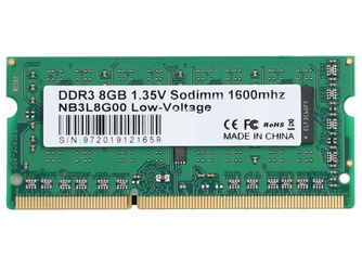 Nowa Pamięć RAM 8GB DDR3L 1600MHz PC3L-12800S SODIMM 1.35V NB3L8G00