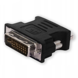 NOWY Adapter SAVIO DVI - VGA CL-25 Czarny