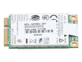 Modem WWAN QUALCOMM GOBI 2000 531993-001 do HP 2540p 8440p