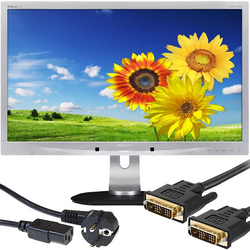 Monitor Philips 241P4Q 24" LED 1920x1080 MVA DisplayPort DVI +Okablowanie