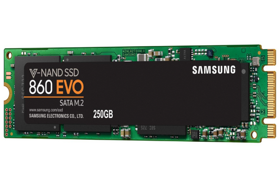 Dysk SSD Samsung 860 EVO 250GB M.2 2280 (550/520 MB/s)