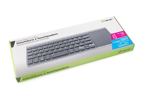 Nowa Klawiatura Bezprzewodowa Tracer EXPERT 2.4GHz z TouchPadem