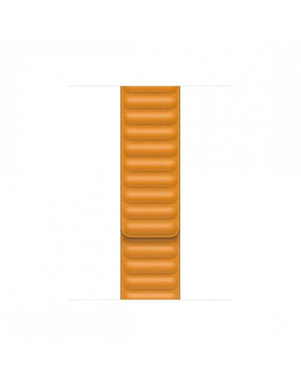 Oryginalny Pasek Apple Watch Leather Link California Poppy 40mm S/M