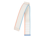 Nowy pasek do smartwatcha GlacierX Grip Strap Nylon Tropical Cream Kremowy + niebieski i pomarańczowy 22mm