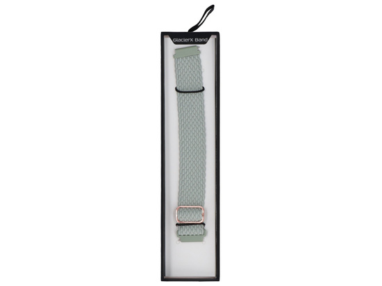Nowy pasek do smartwatcha GlacierX Slide Strap Nylon Sage Green 20mm szałwiowy