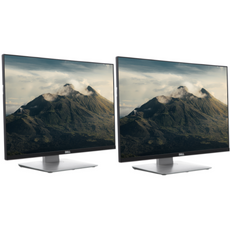 Zestaw Dwóch Monitorów Dell UltraSharp U2415 24" LED 1920x1200 IPS HDMI DisplayPort Czarny Klasa A