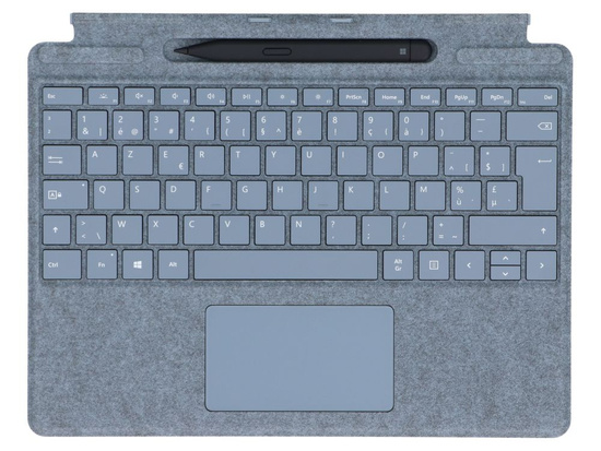 Klawiatura Surface Pro Signature Keyboard do Microsoft Surface Pro 8 / X (Ice Blue) Belgian po zwrocie