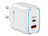 Nowa ładowarka sieciowa Encore Energy PD 3.0 Quick Charge 4.0 USB-A USB-C 45W adapter MD-4583TR