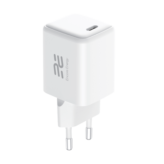 Nowa ładowarka sieciowa GaN USB-C 45W QC PD Encore Energy MD-4583Z + kabel 2x USB-C 50cm