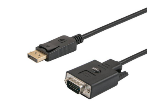 Kabel Savio DisplayPort - VGA CL-92 1,8 m