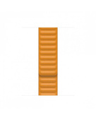 Oryginalny Pasek Apple Watch Leather Link California Poppy 40mm S/M