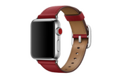 Oryginalny Pasek Apple Watch Classic Buckle Ruby Leather 38mm w zaplombowanym opakowaniu