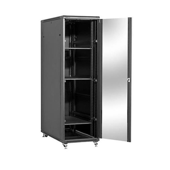 Szafa 19" Linkbasic NCB47-68-BAA-C 47U wolnostojąca 600x800 drzwi szklane